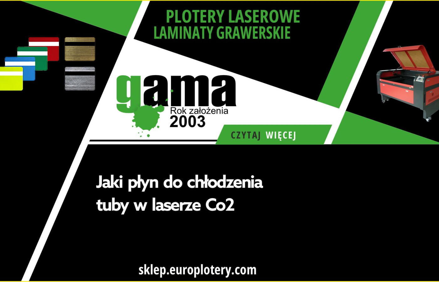 Jaki płyn do chłodzenia tuby w laserze CO2